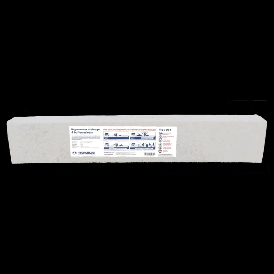 Hydroblob regenwaterbuffer 34 liter 120x15x20cm