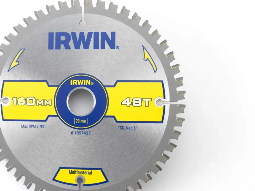 Irwin cirkelzaagblad 160x20 mm 48t multi