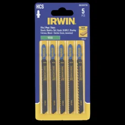 Irwin decoupeerzaagbladenset T-aansluiting voor hout - 5-delig