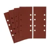 Irwin schuurvel 230 x 93 mm K100 voor klembevestiging, met perforatie voor Bosch, Skil, Gamma, Makita, Metabo, 5 stuks.
