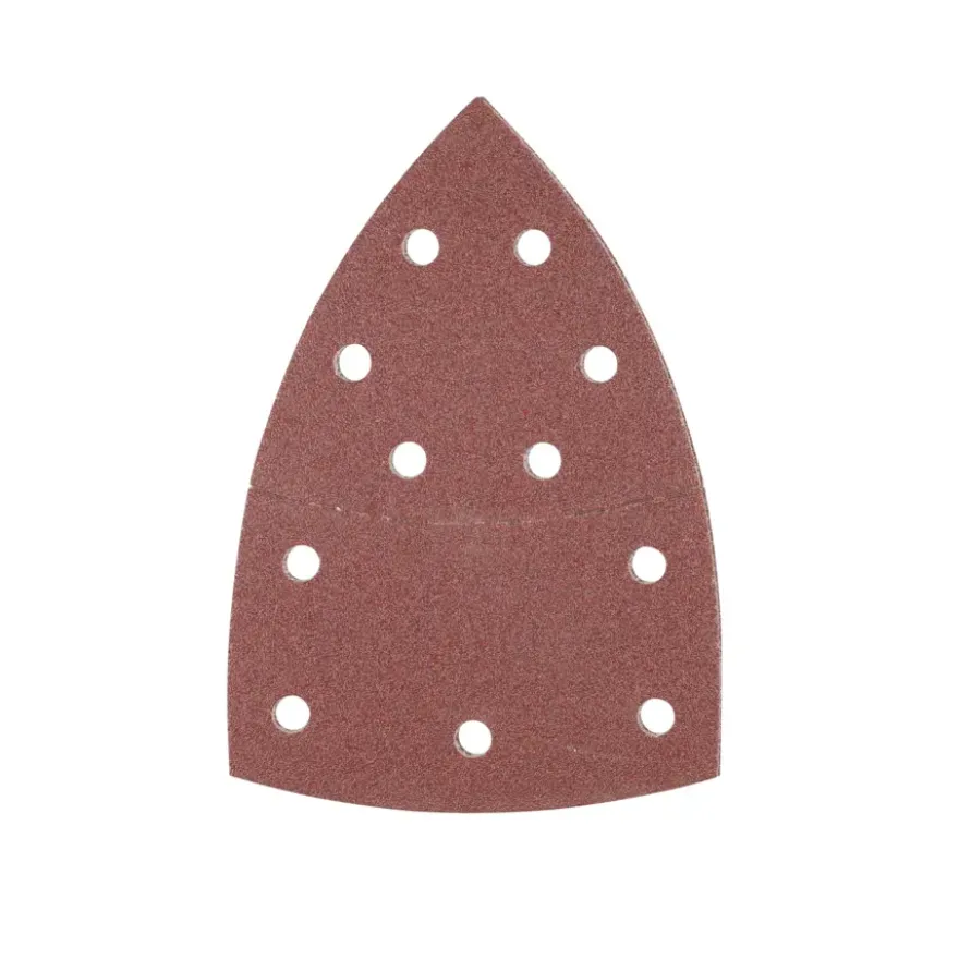 Irwin schuurvel voor multischuurmachines Bosch PSM, Skil, Lux, Metabo, zelfklevend K40/K80/K120/K180, 5 stuks