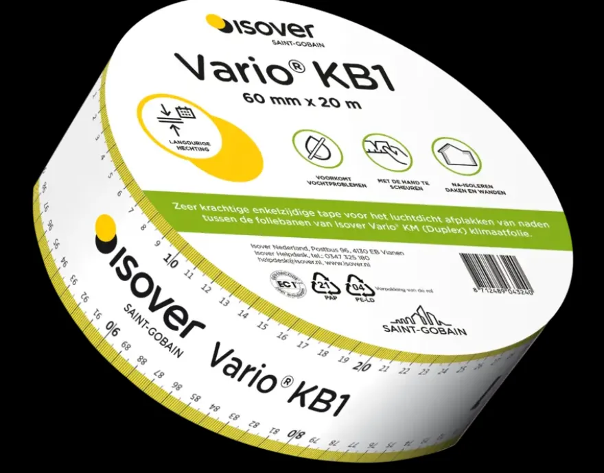 Isover Vario KB1 Isolatietape 60mm, rol van 20m