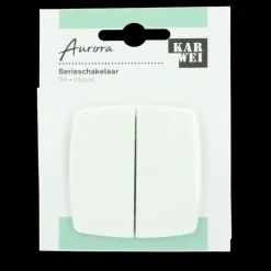 KARWEI Aurora serieschakelaar wit
