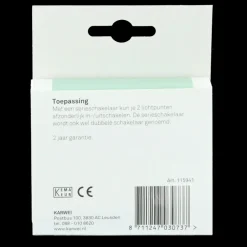 KARWEI Aurora serieschakelaar wit
