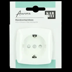 KARWEI Aurora wandcontactdoos RA wit