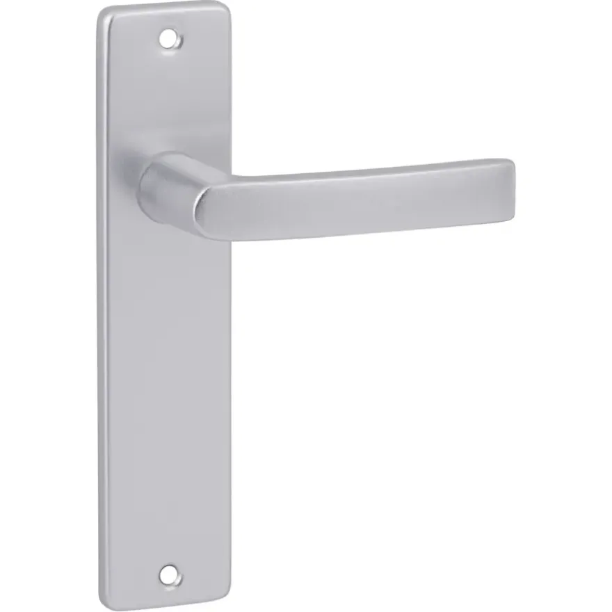 Karwei deurkruk set Blok recht blind schild aluminium