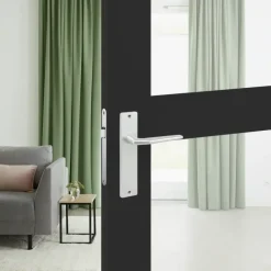 Karwei deurkruk set Daan recht blind schild aluminium
