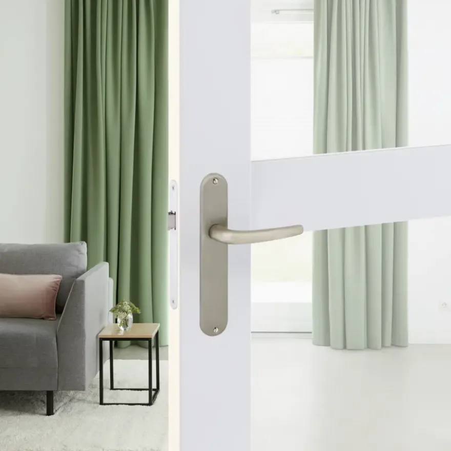KARWEI deurkrukset Mario langschild blind RVS look (messing)