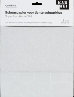 KARWEI schuurpapier lichte schuurklus super fijn K320