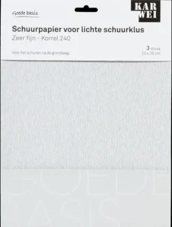 KARWEI schuurpapier lichte schuurklus zeer fijn K240