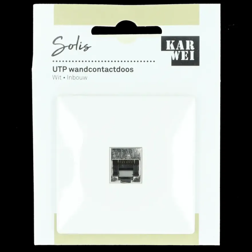 KARWEI Solis Wandcontactdoos UTP Wit