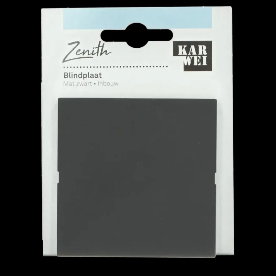 KARWEI Zenith afdekplaat mat zwart