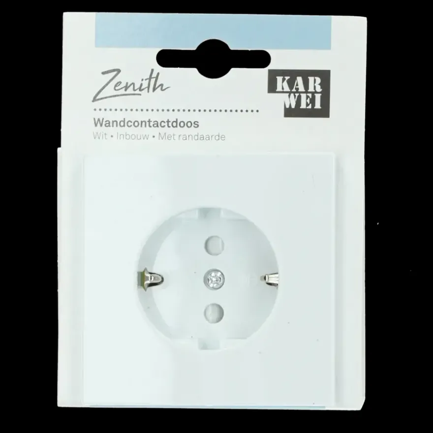 KARWEI Zenith enkel wandcontactdoos wit