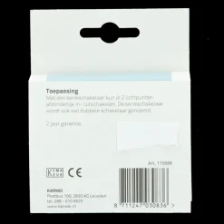 KARWEI Zenith serieschakelaar mat zwart