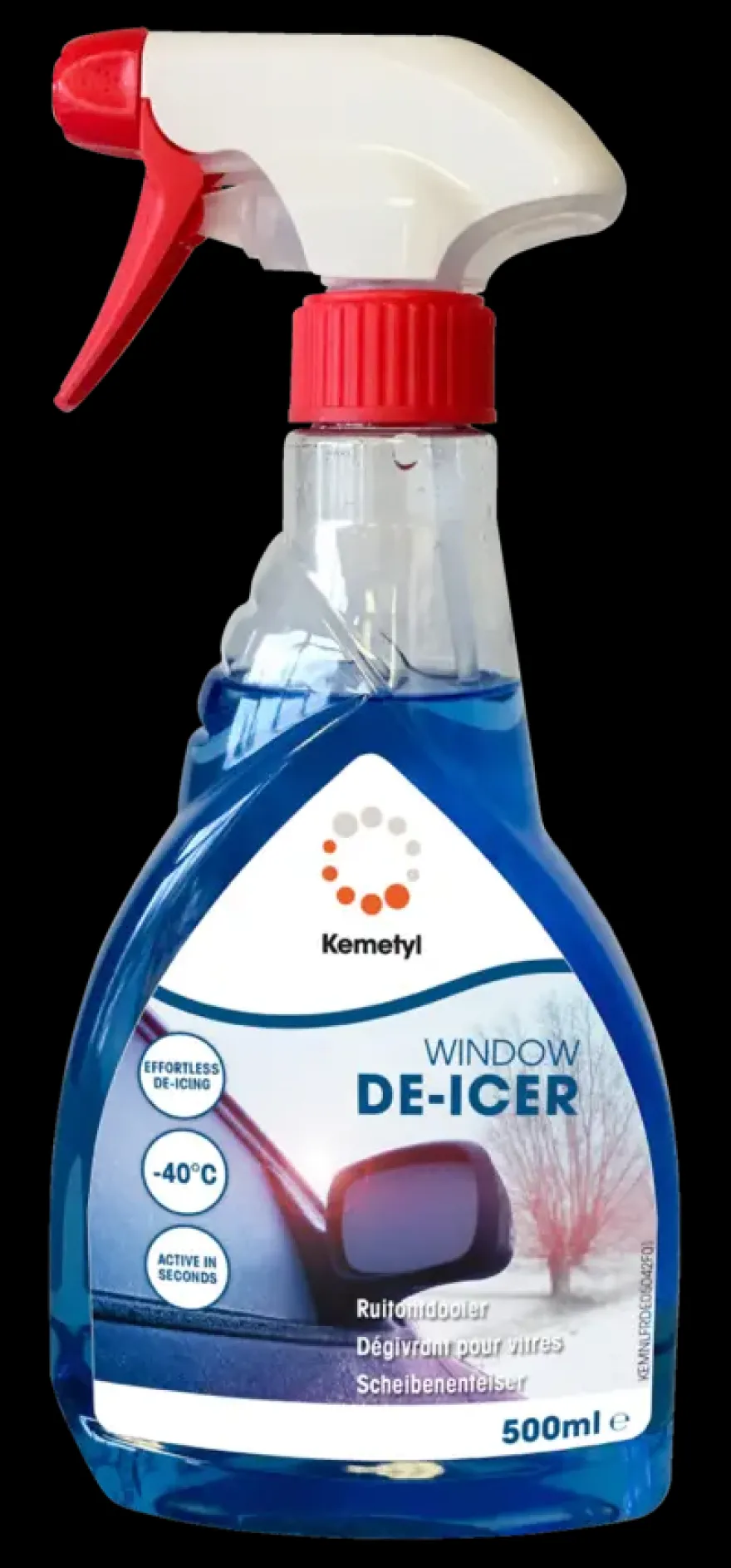 Kemetyl ruitenontdooier 500ml
