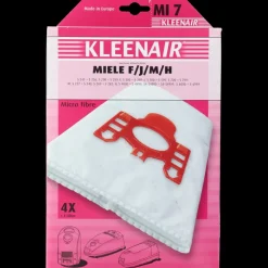 Kleenair Stofzuigerzak Miele F/J/M/HÂ MI 7 4Â stuks + 1 filter