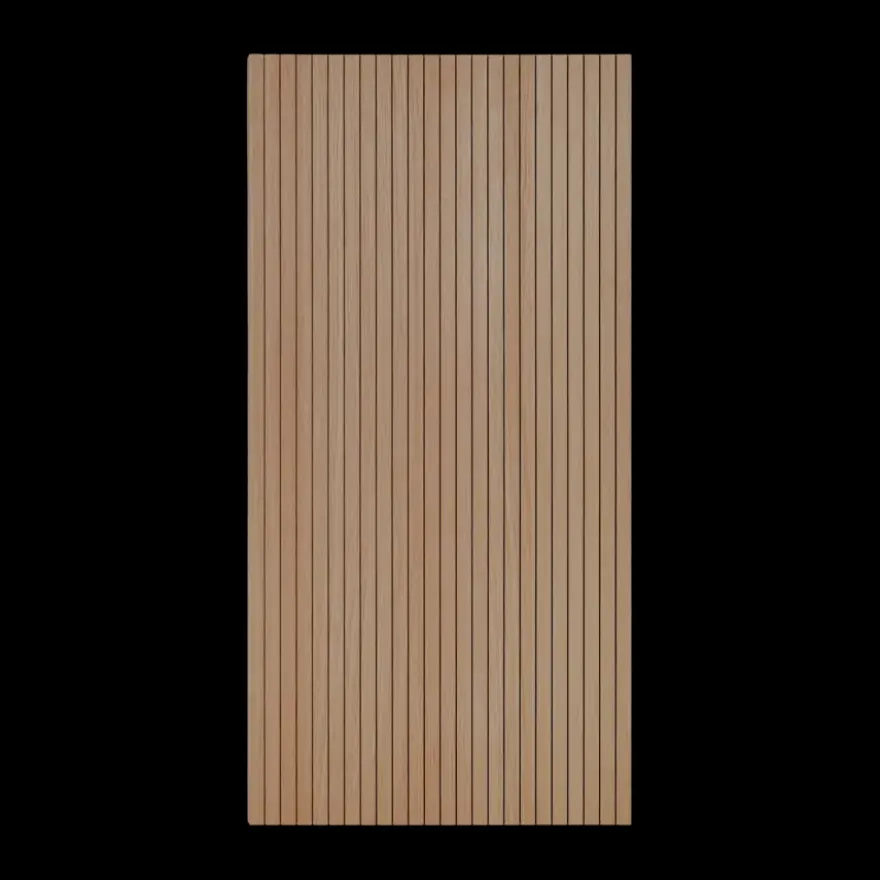 Kleurstaal lattenwand flexibel walnoot 20x30 cm