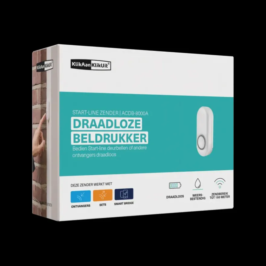 KlikAanKlikUit Draadloze drukknop ACDB-8000A W
