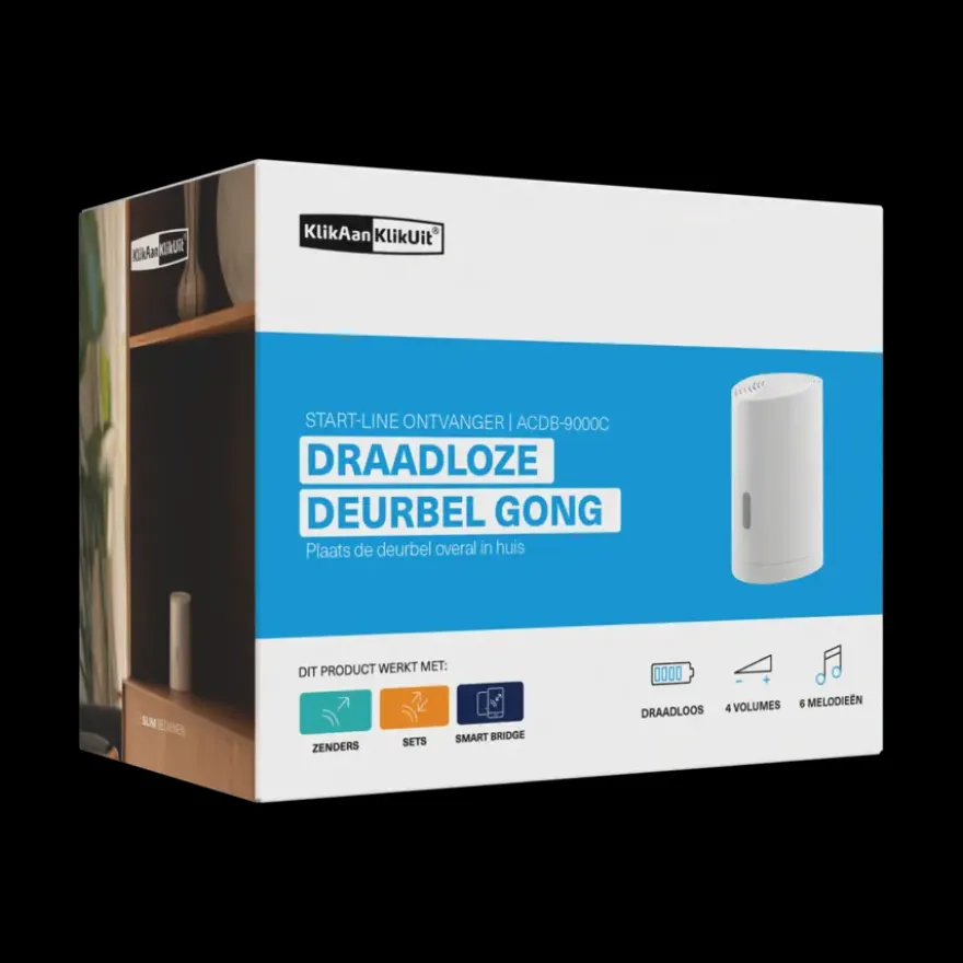KlikAanKlikUit Mobiele draadloze deurbel ACDB-9000C