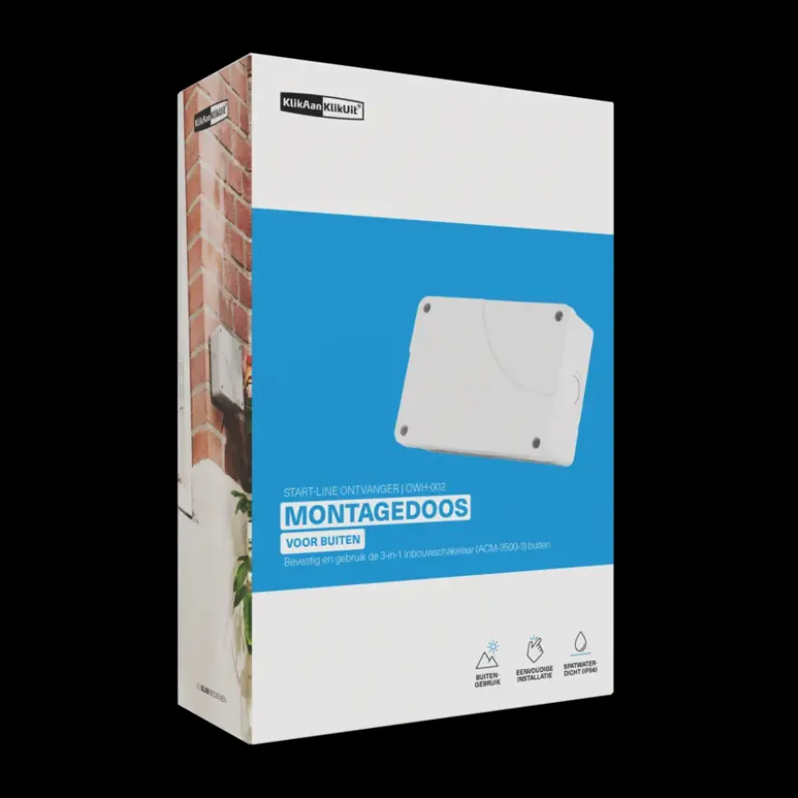 KlikAanKlikUit Montagedoos OWH-002 ACM3500-3 Spatwaterdicht