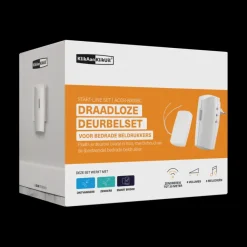 KlikAanKlikUit Plug-in draadloze deurbelset met zender ACDB-8000BC