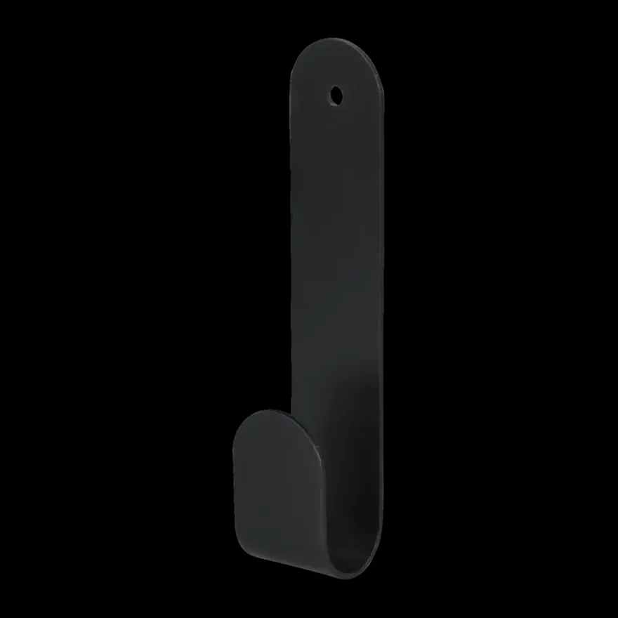 Lattenwand accessoire hanger zwart hout