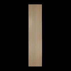 Lattenwand badkamer 260x52 cm licht eiken, dikte 15 mm