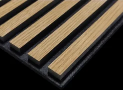 Lattenwand licht eiken 260 x 52,6 cm dikte 22 mm
