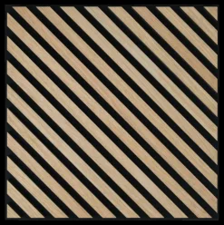 Lattenwand tegel Hongaarse punt licht eiken 55,3x55,3 cm, dikte 22 mm - 2 stuks per pak