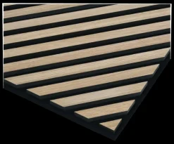 Lattenwand tegel Hongaarse punt licht eiken 55,3x55,3 cm, dikte 22 mm - 2 stuks per pak