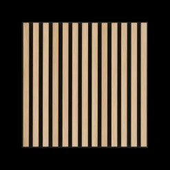 Lattenwand tegel 55,3x55,3 cm licht eiken, dikte 22 mm - 2 stuks (0,612m²)