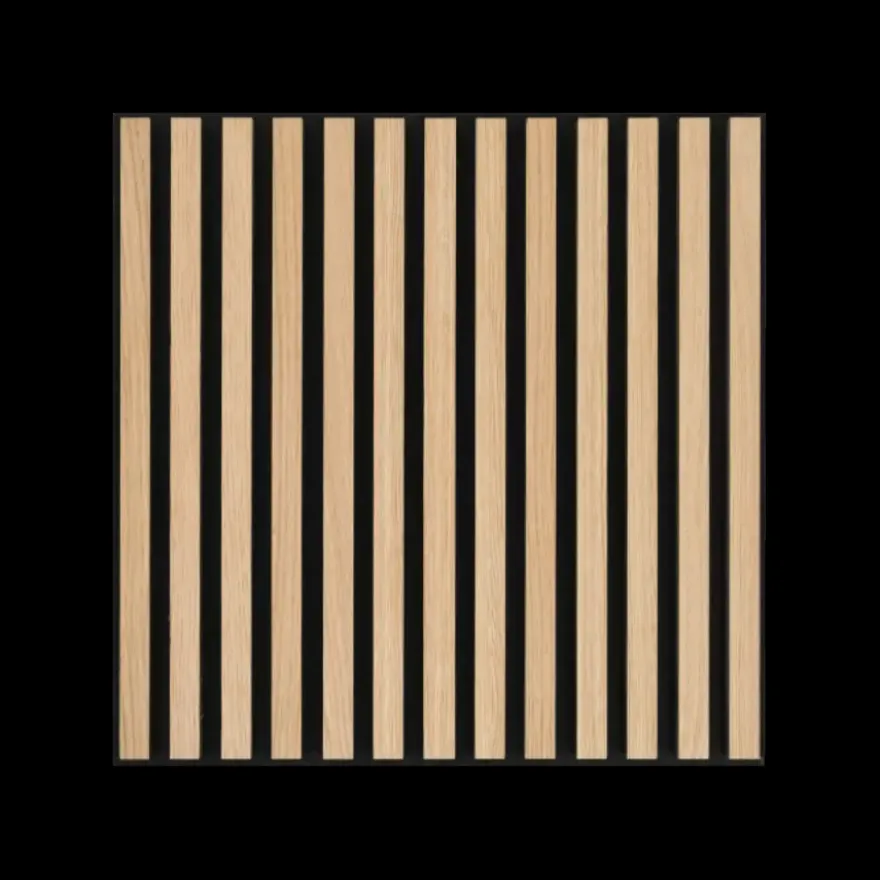 Lattenwand tegel 55,3x55,3 cm licht eiken, dikte 22 mm - 2 stuks (0,612m²)