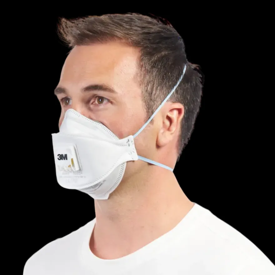 3M fijn stof masker vouwbaar met uitademventiel 9322C2 2 stuks