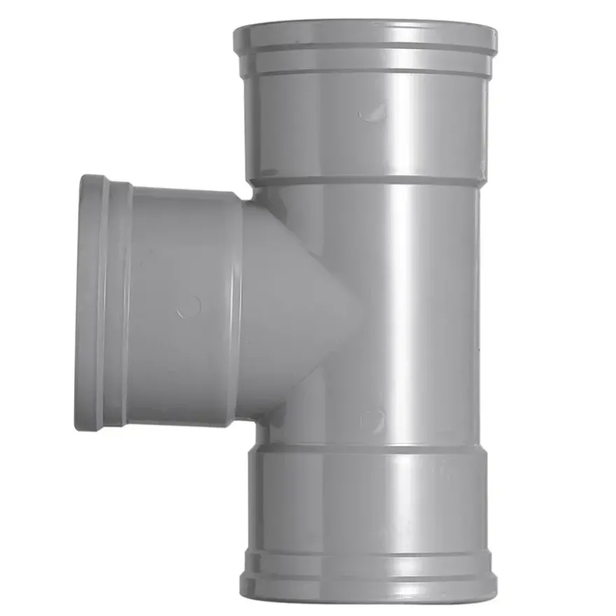 Martens PVC T-stuk 90° 3x manchet 125x125 mm
