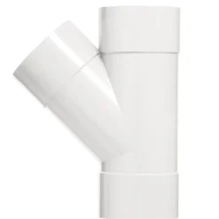 Martens PVC T-stuk 45° 3x Mof 40 x 40 mm