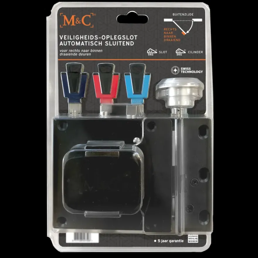 M&C veiligheidsoplegslot SKG 2-sterren rechts
