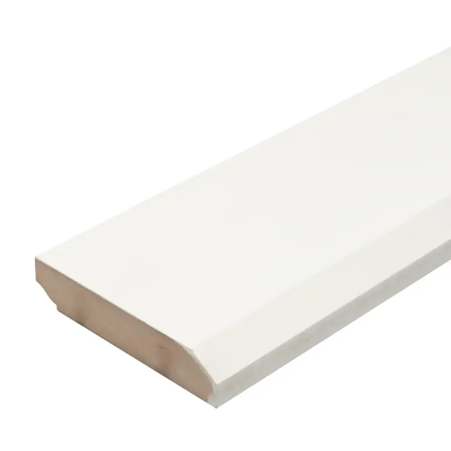 MDF lambriseringsset compleet pakket wit circa 103 cm hoog (bestellen per 1,03 meter breed)