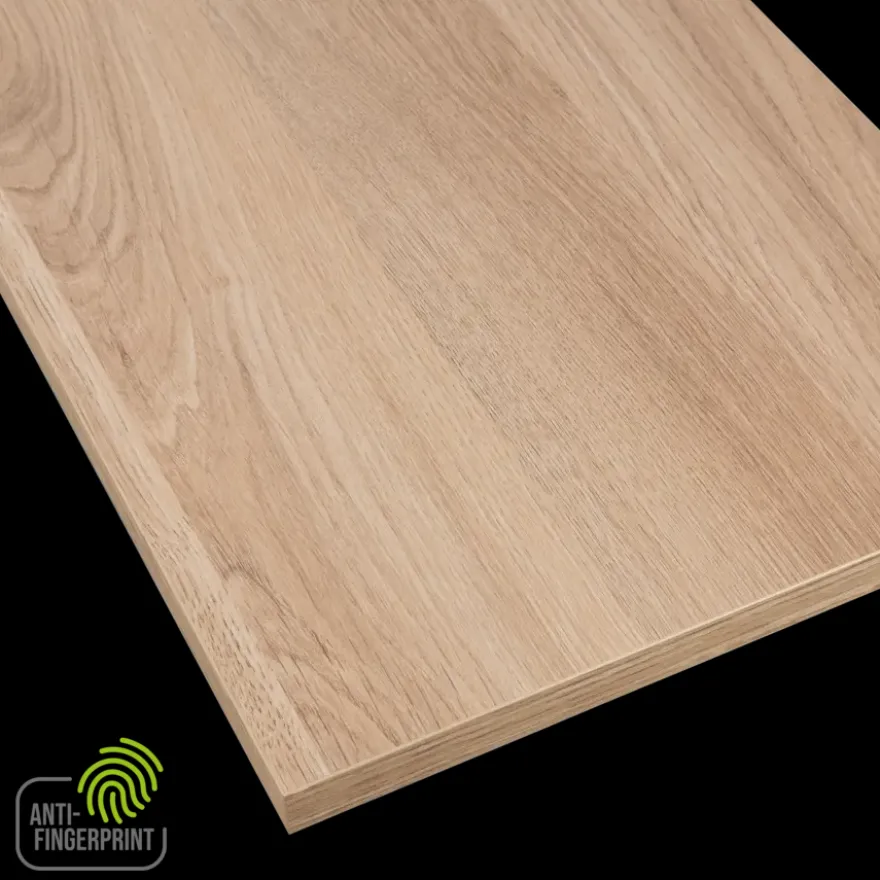 Meubelpaneel gebleekt eiken ABS fingerprint proof 240x30 cm 18 mm