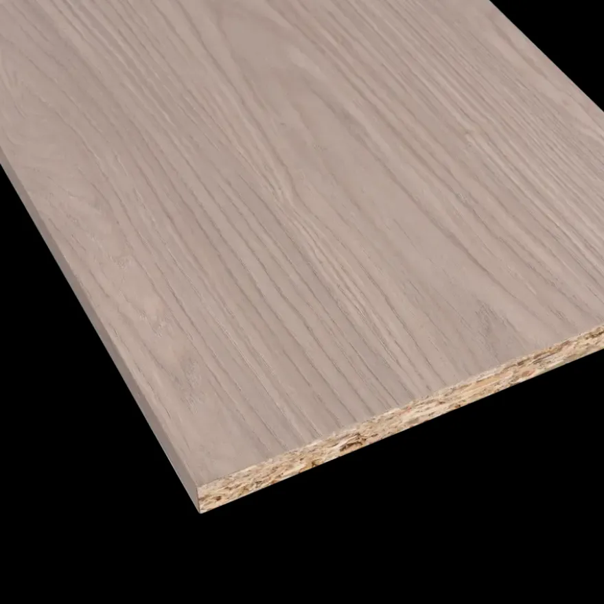 Meubelpaneel grijs eiken ABS 240x30 cm 18 mm