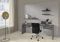 Meubelpaneel inox metallic ABS 240x40 cm 18 mm