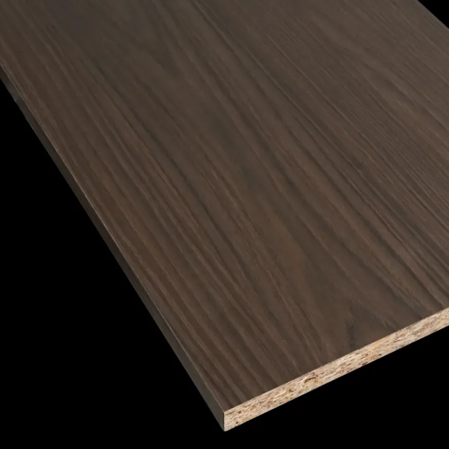 Meubelpaneel marone eiken ABS 240x40 cm 18 mm