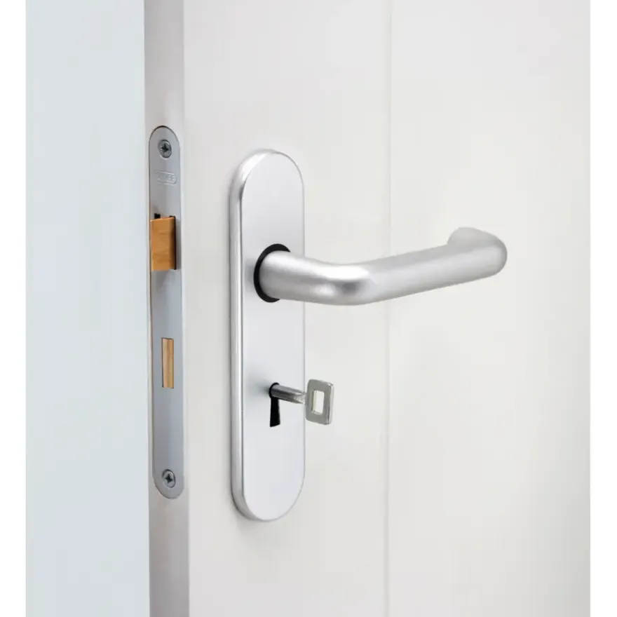 NEMEF 1200 serie insteekslot met rvs voorplaat Doorn 50mm PC 55mm