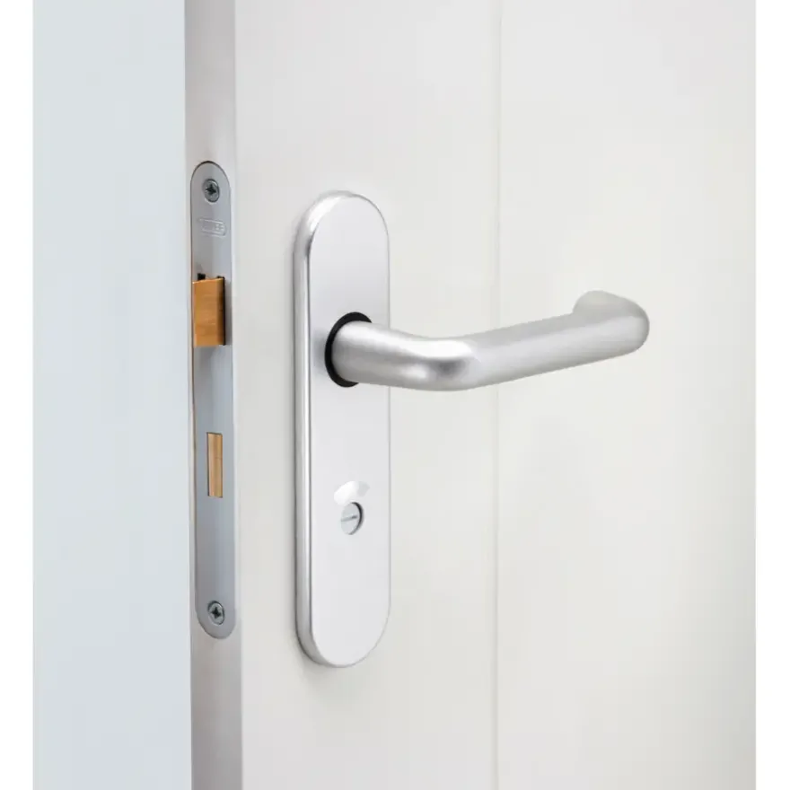 NEMEF 1200 serie insteekslot badkamerslot/wc-slot met rvs voorplaat Doorn 50mm PC 63mm