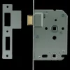 NEMEF 1200 serie insteekslot badkamerslot/wc-slot met gelakte voorplaat Doorn 50mm PC 63mm