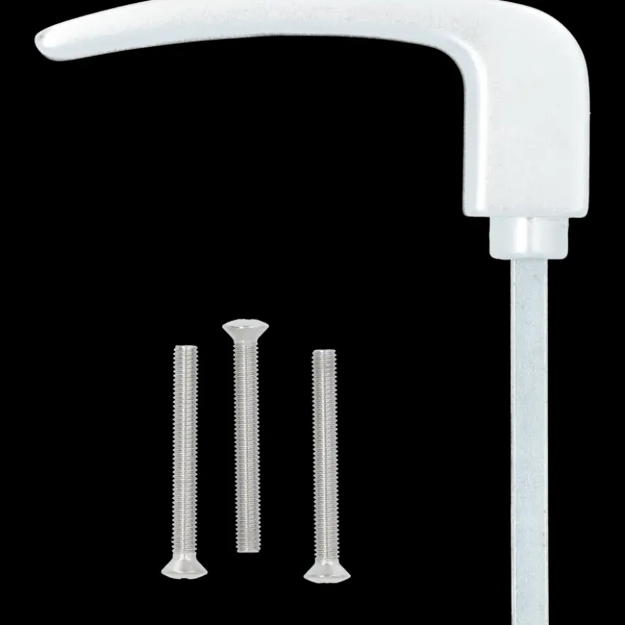 Nemef montageset aluminium kruk voor deuren met dikte 58-62 mm