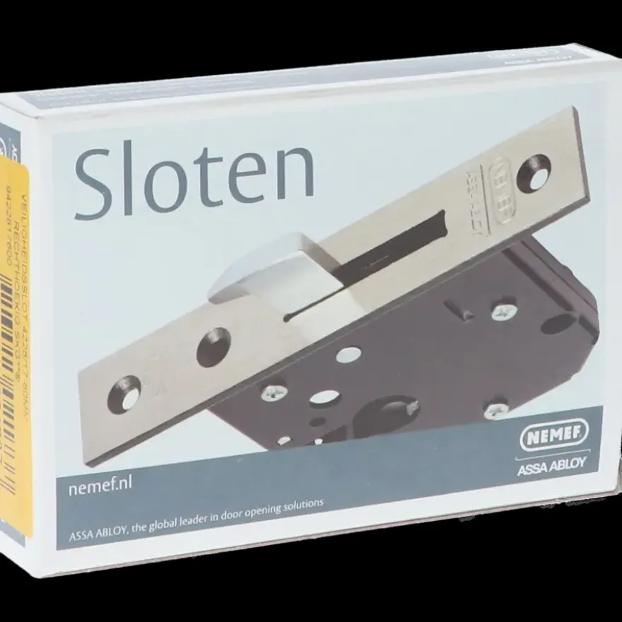 Nemef veiligheidsbijzetslot 4228/17-60mm SKG**