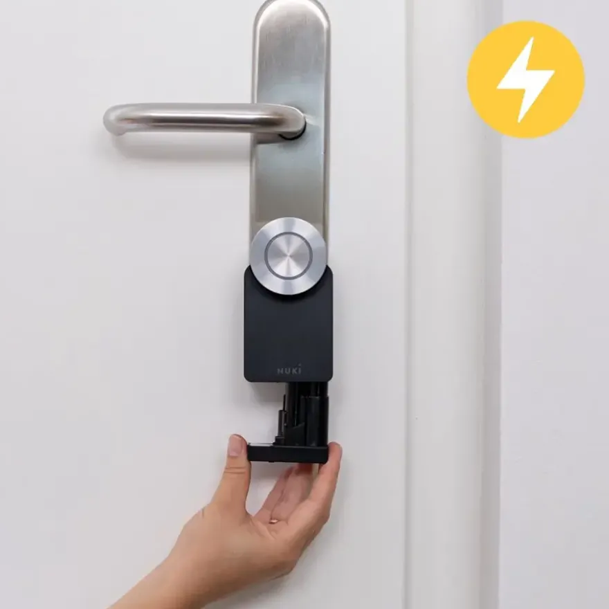 Nuki Power Pack - oplaadbare accu voor Nuki Smart Lock - wit