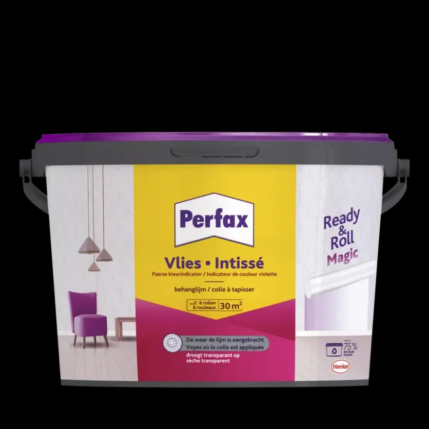 Perfax Ready & Roll Magic behanglijm vliesbehang 4,5 kg