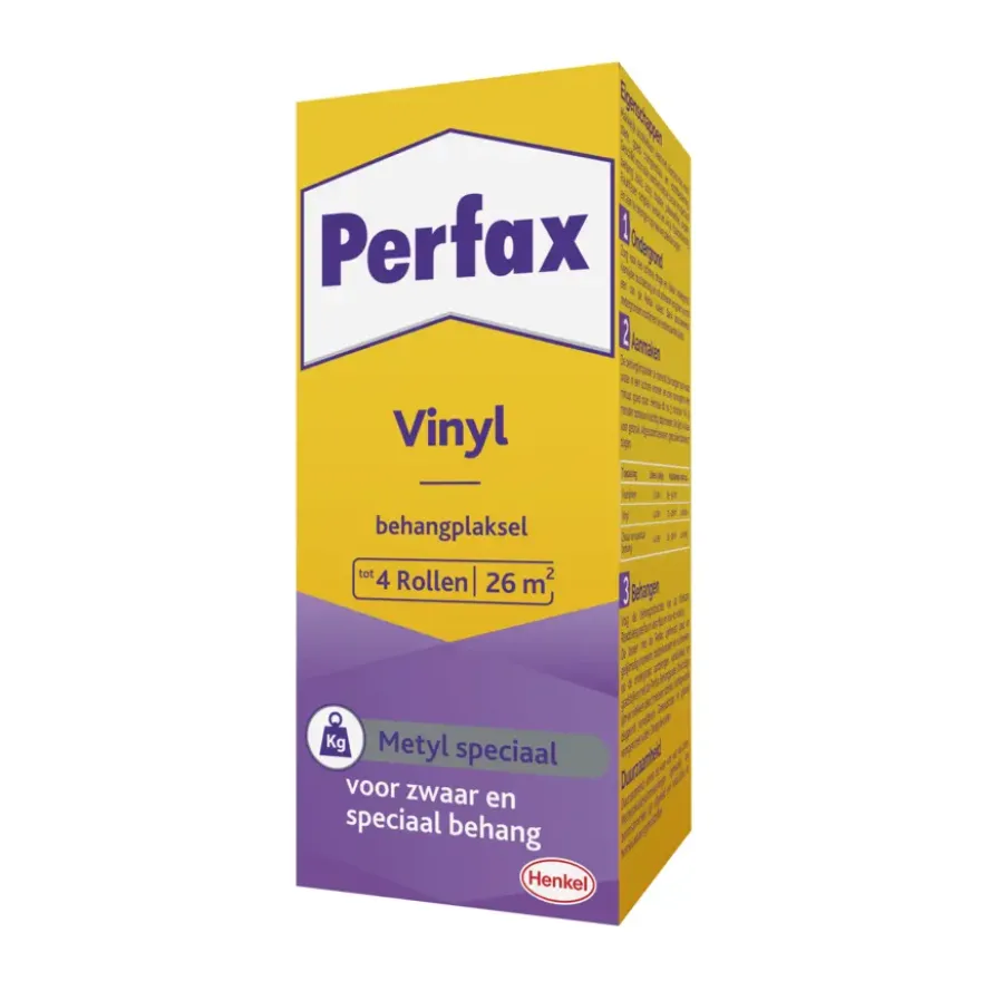 Perfax Vinyl behangplaksel metyl speciaal 180 g