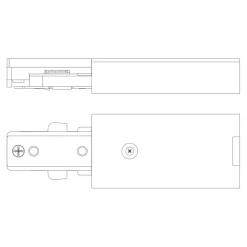 Philips EasyLink enkelzijdige stroomaansluiting railverlichting wit